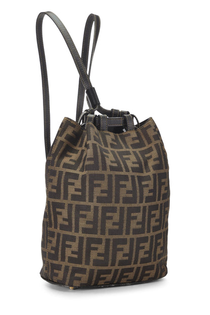 Fendi, Mochila tipo cubo Zucca marrón pre-Loved, Marrón