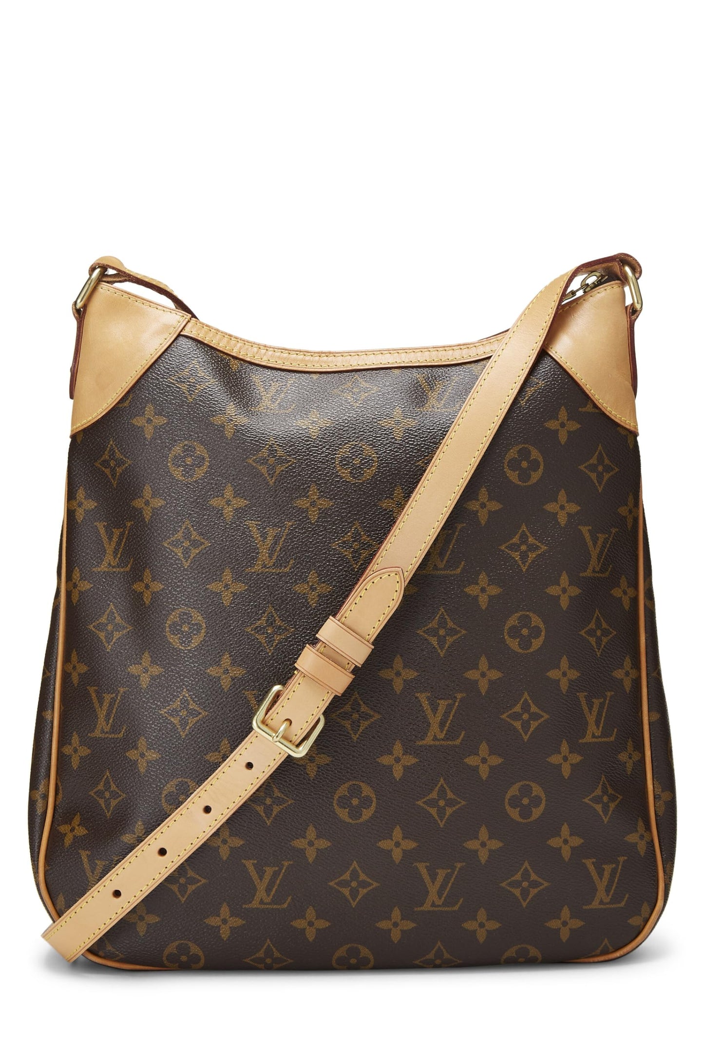 Louis Vuitton, Lienzo con monograma pre-amado Odeon MM, Marrón