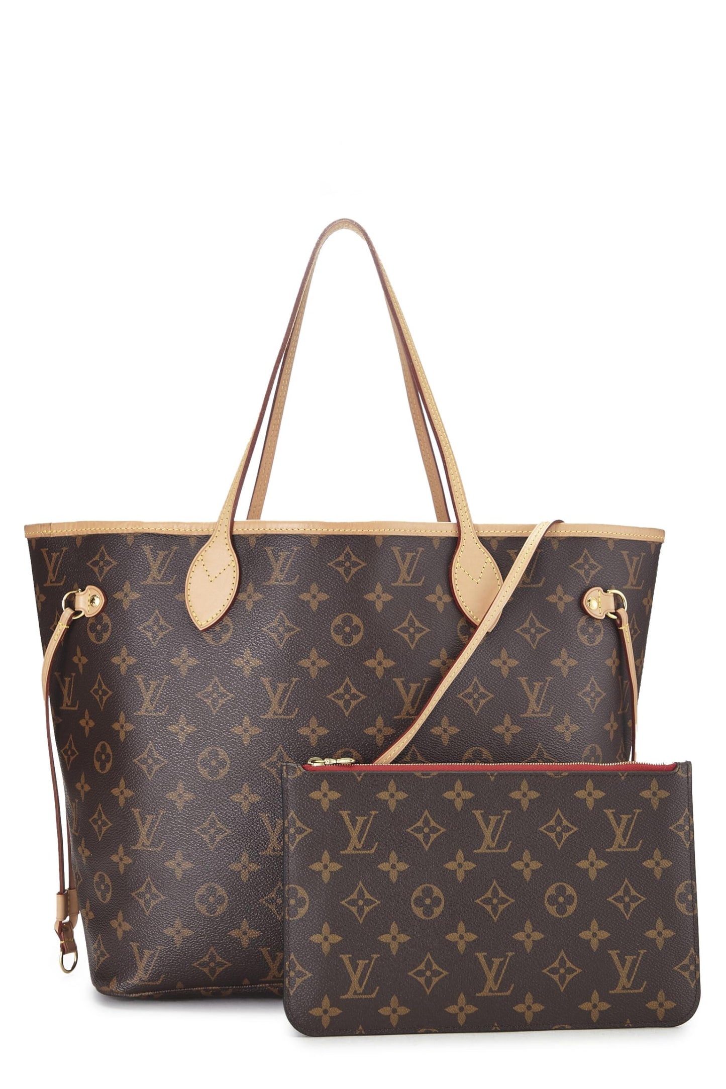 Louis Vuitton, Lona con monograma rosa Pre-Loved Neo Neverfull MM, Rosa