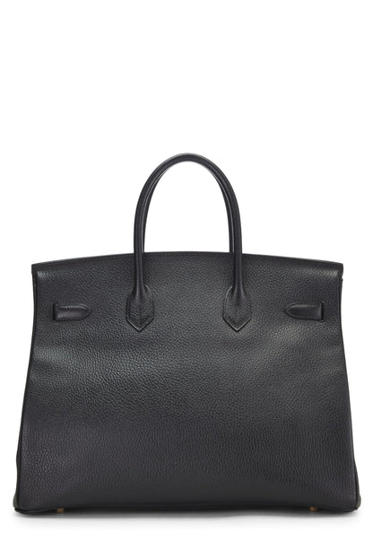 Hermès, Birkin 35 Ardennes Noir d'occasion, Noir