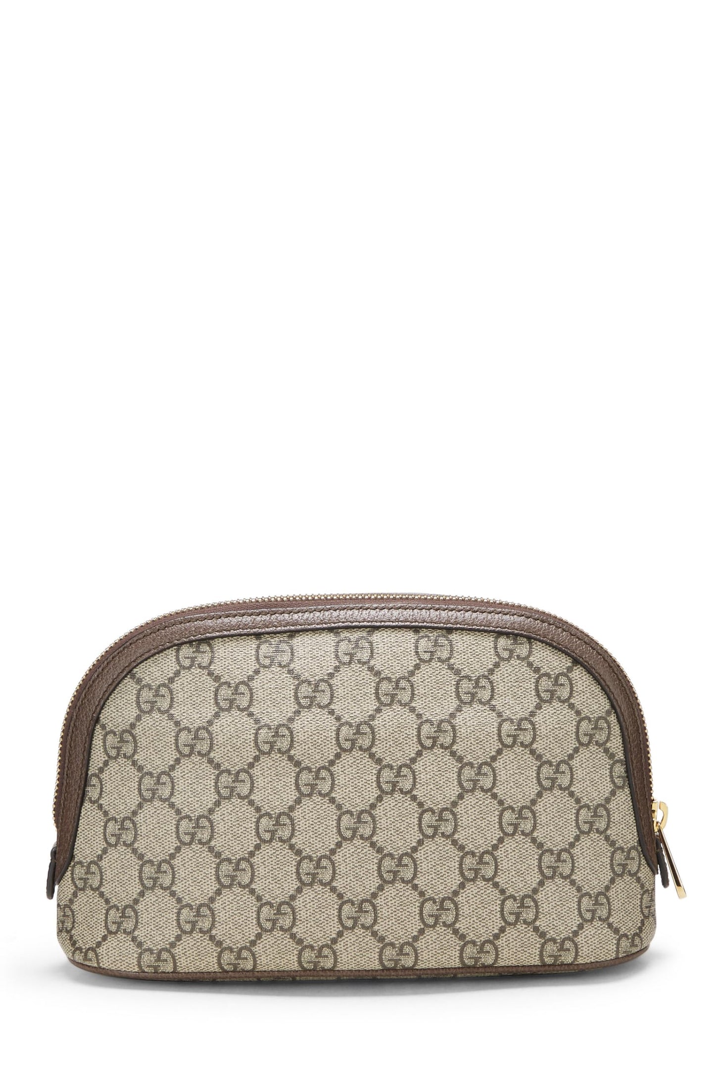 Gucci, pochette cosmétique Ophidia en toile GG Supreme d'origine d'occasion, marron