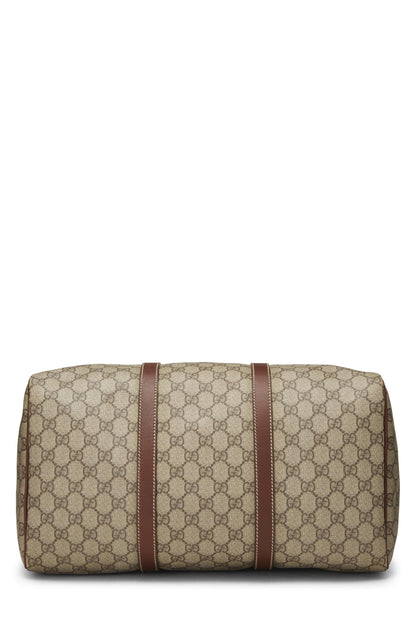 Gucci, Boston en toile GG Supreme d'origine d'occasion, marron