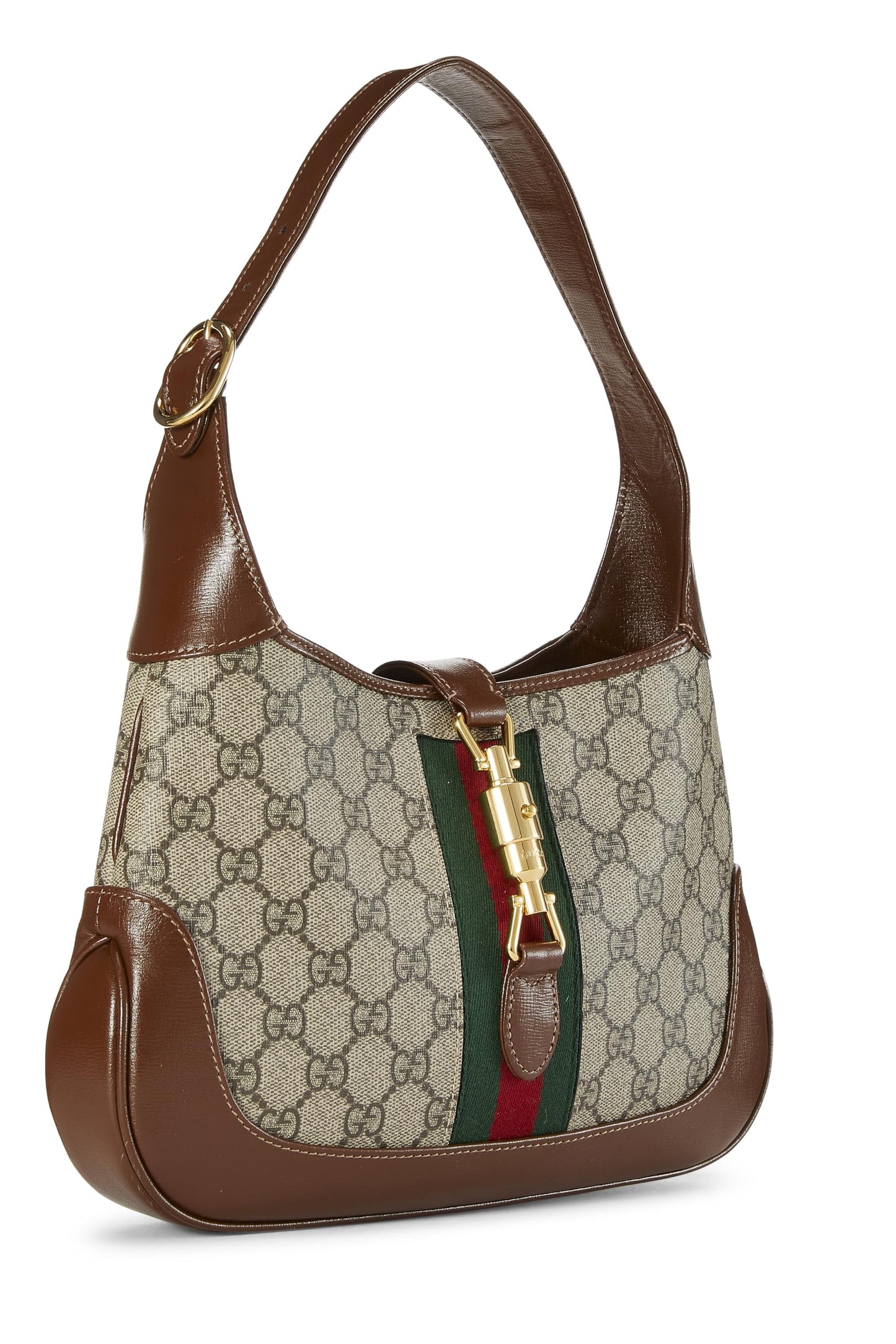 Gucci, sac à bandoulière Jackie 1961 Supreme GG d'occasion, petit, marron