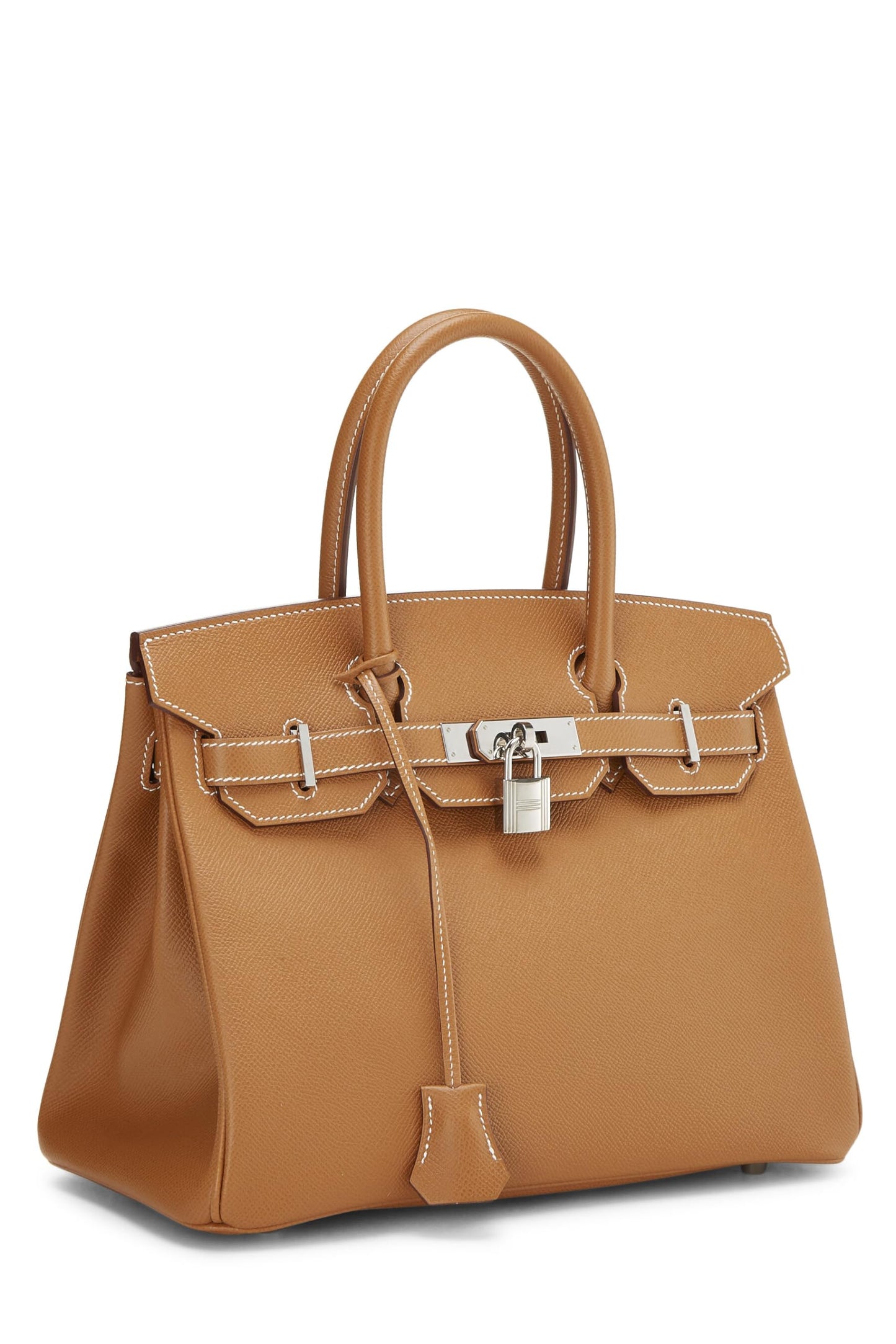 Hermès, Birkin Epsom 30 doré d'occasion, marron