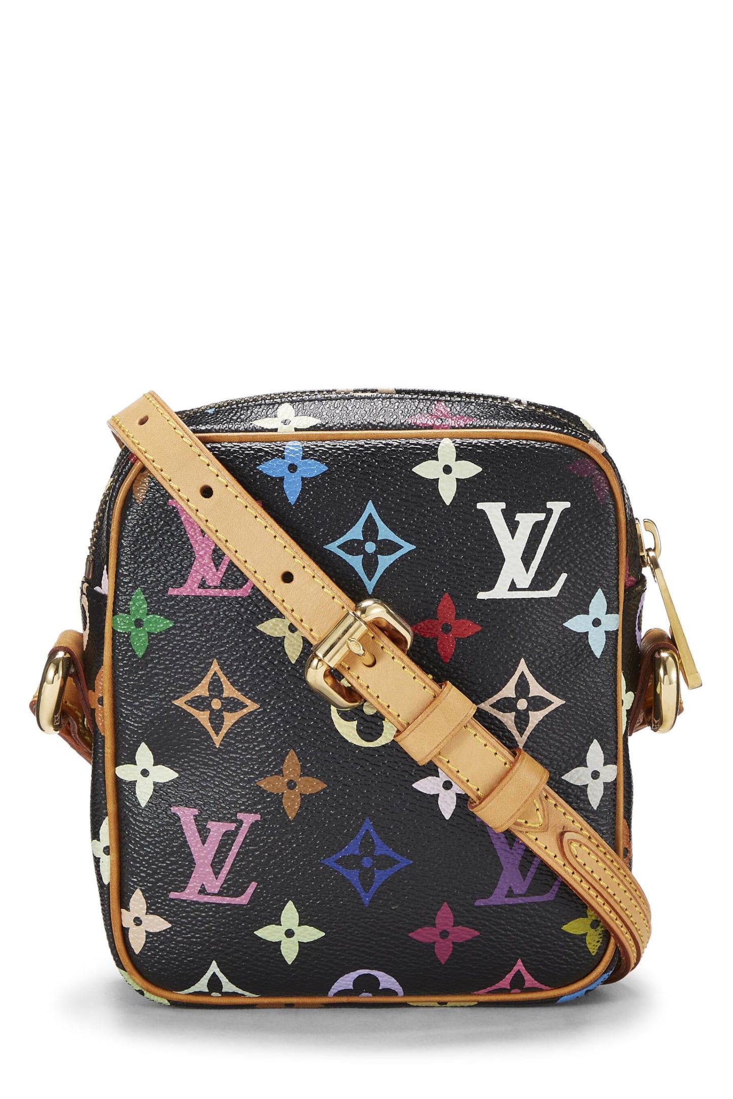 Louis Vuitton, Pre-Loved Takashi Murakami x Louis Vuitton Black Monogram Multicolore Rift, Black