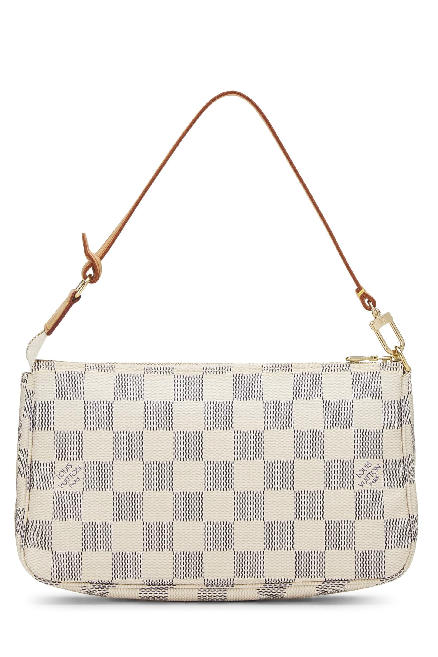 Louis Vuitton, Pre-Loved Damier Azur Pochette Accessoires, White