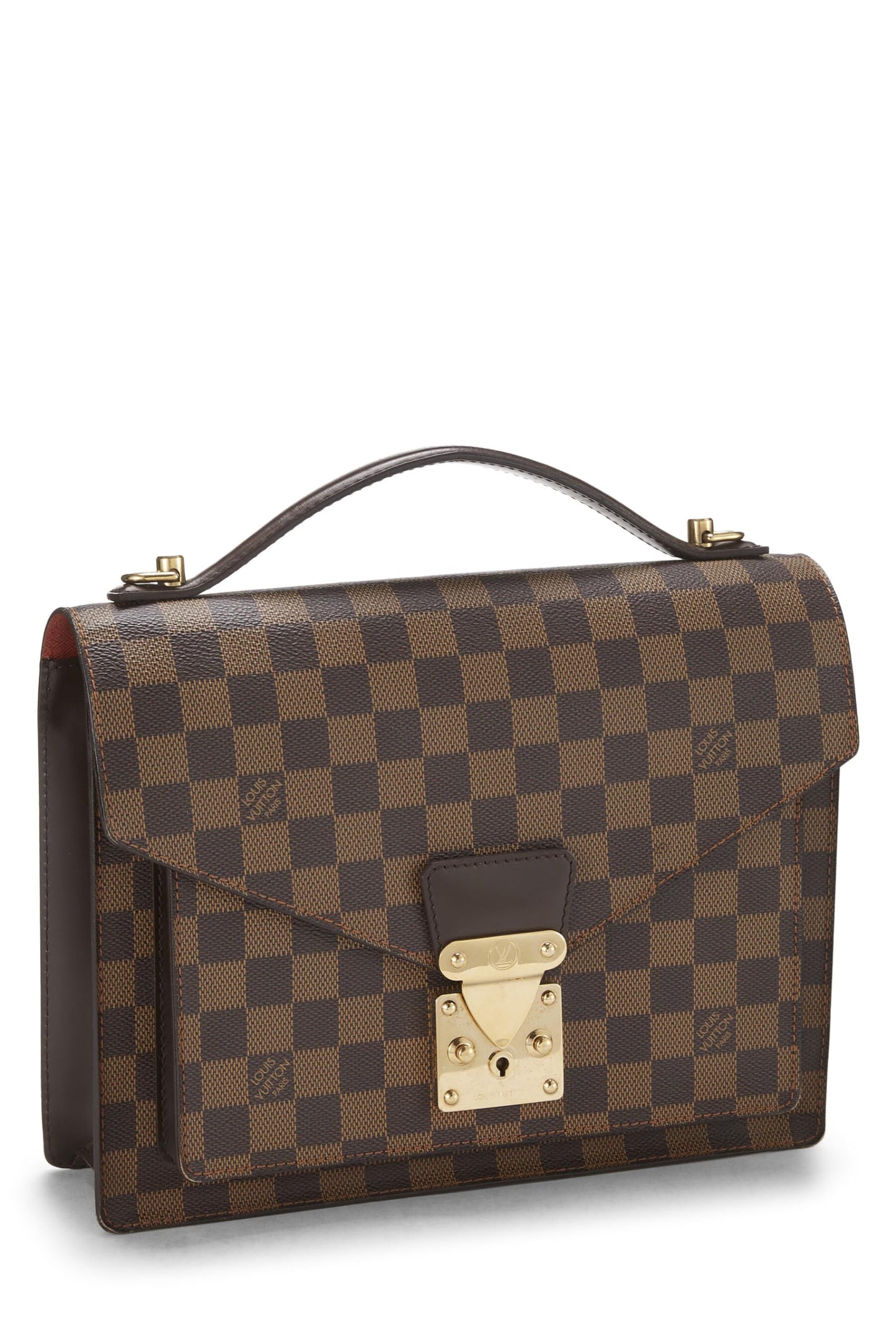 Louis Vuitton, Pre-Loved Damier Ebene Monceau, Brown