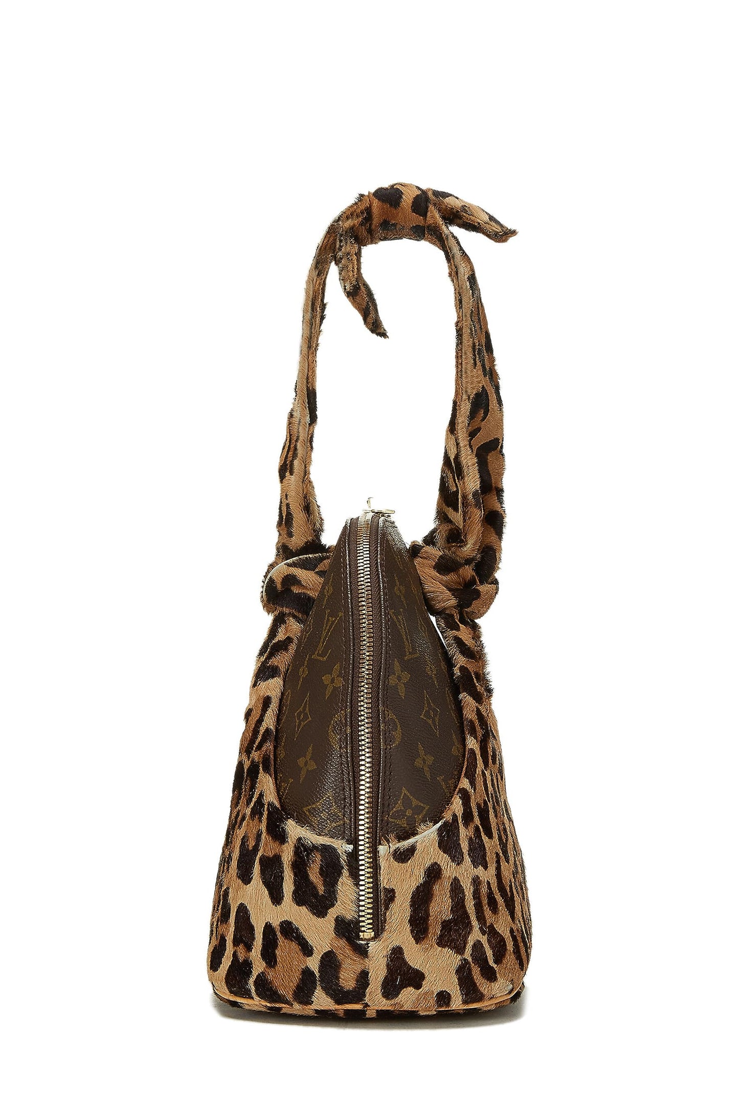 Louis Vuitton, Alaïa x Louis Vuitton Monogram Leopard Alma d'occasion, marron