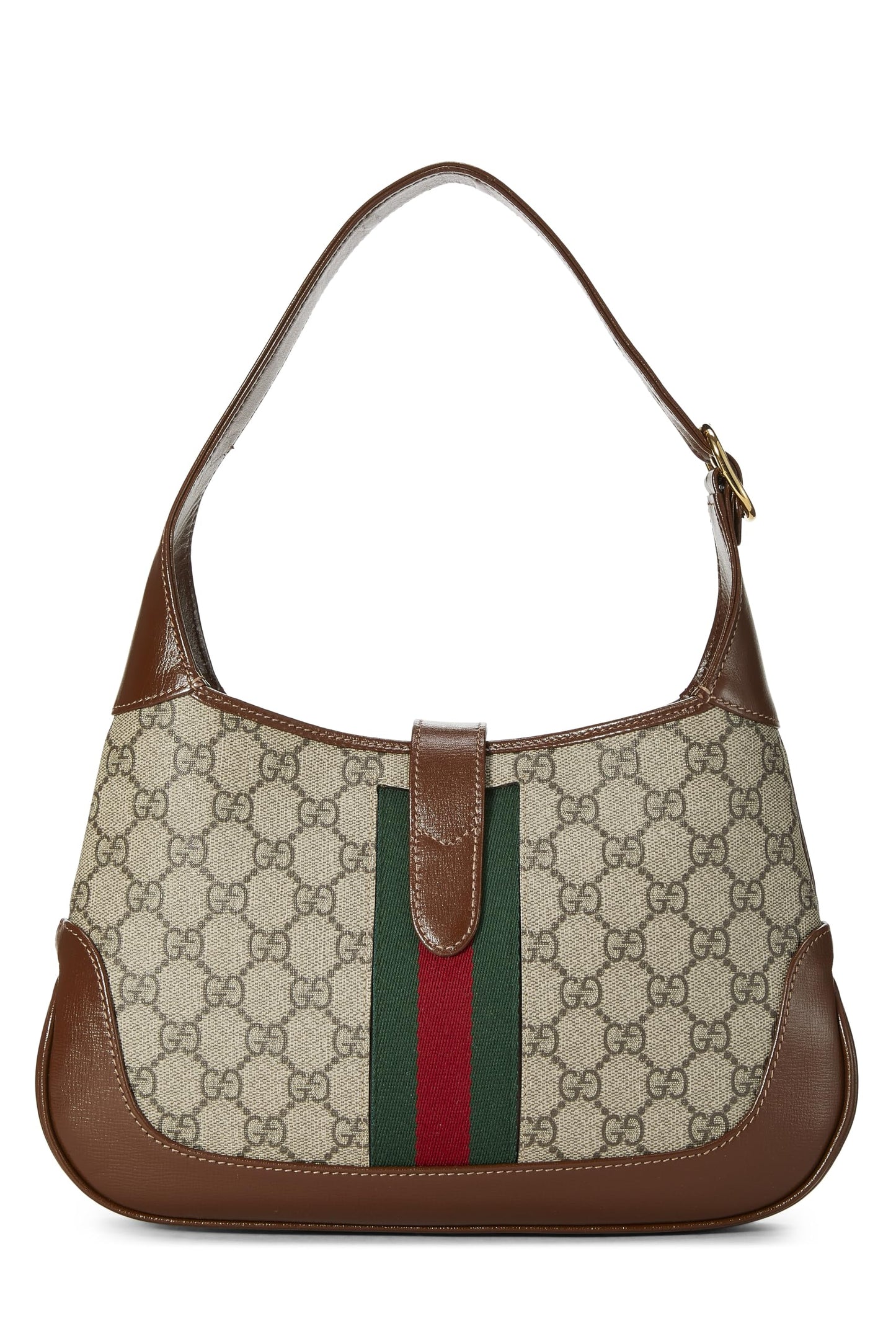 Gucci, Pre-Loved Original GG Supreme Jackie 1961 Shoulder Bag Small, Brown