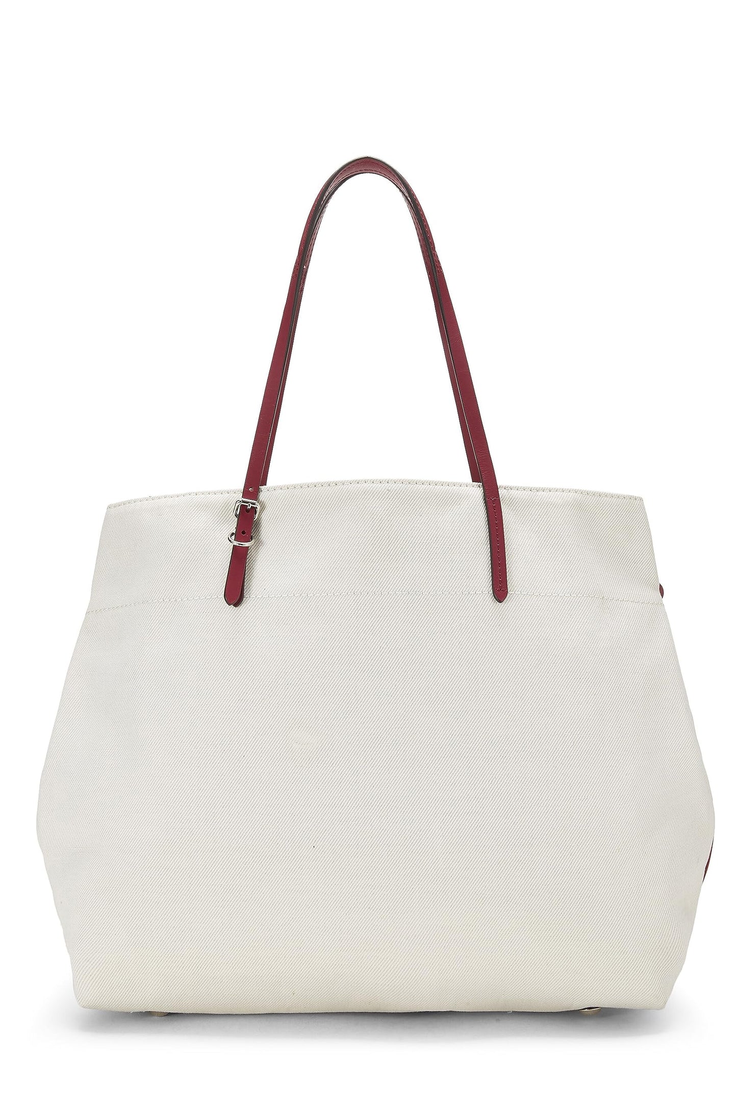 Louis Vuitton, Tote Capri Articles De Voyage Cabas de lona blanca pre-amado GM, Blanco