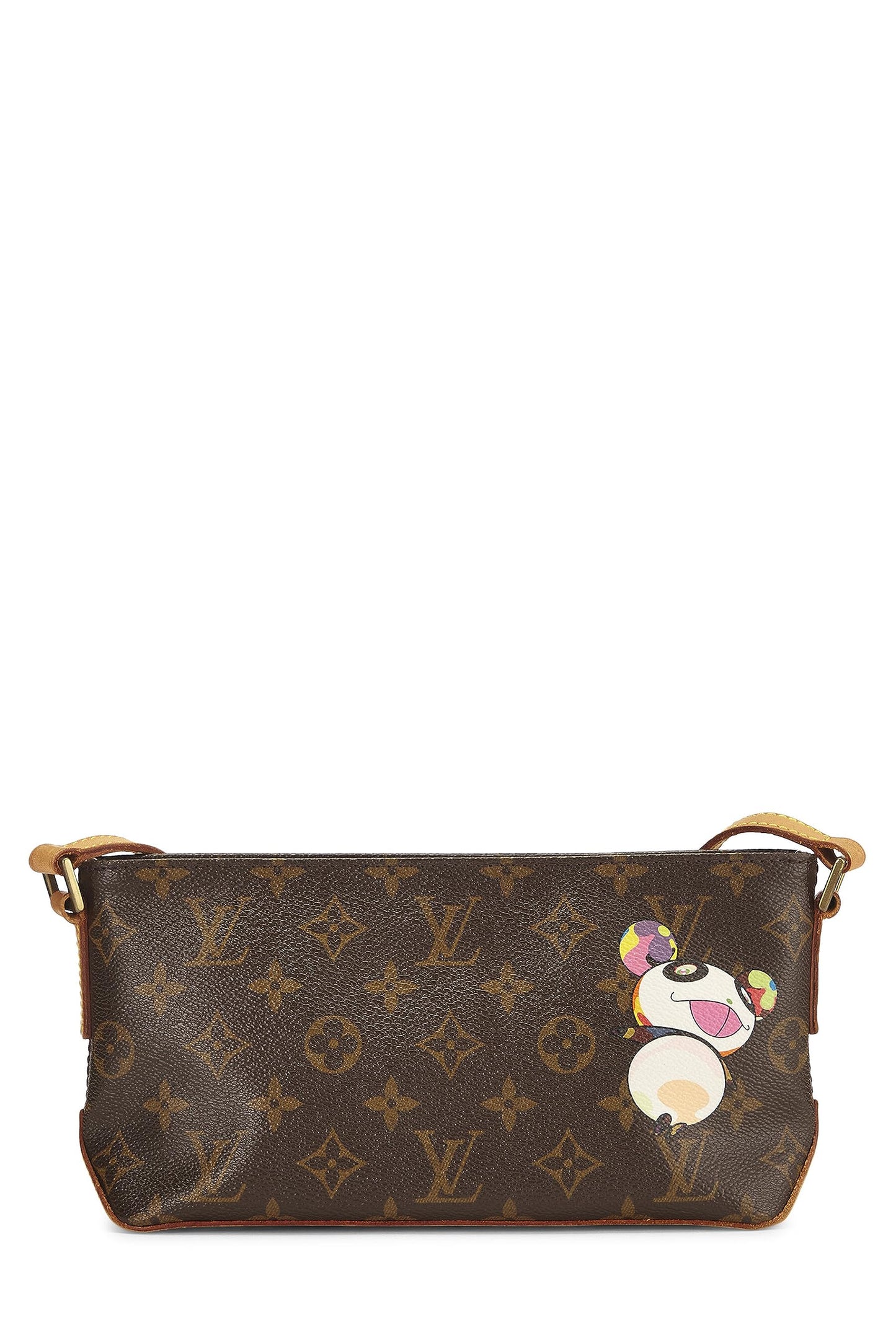 Louis Vuitton, Pre-Loved Takashi Murakami x Louis Vuitton Monogram Canvas Panda Trotteur, Brown