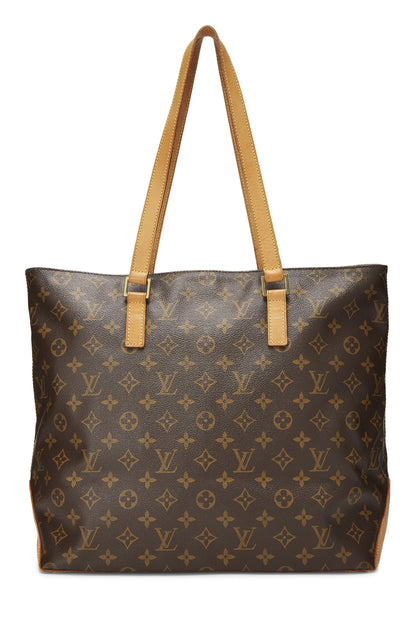 Louis Vuitton, Pre-Loved Monogram Canvas Cabas Mezzo, Brown