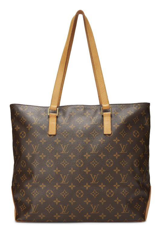 Louis Vuitton, Cabas Mezzo en toile Monogram d'occasion, marron