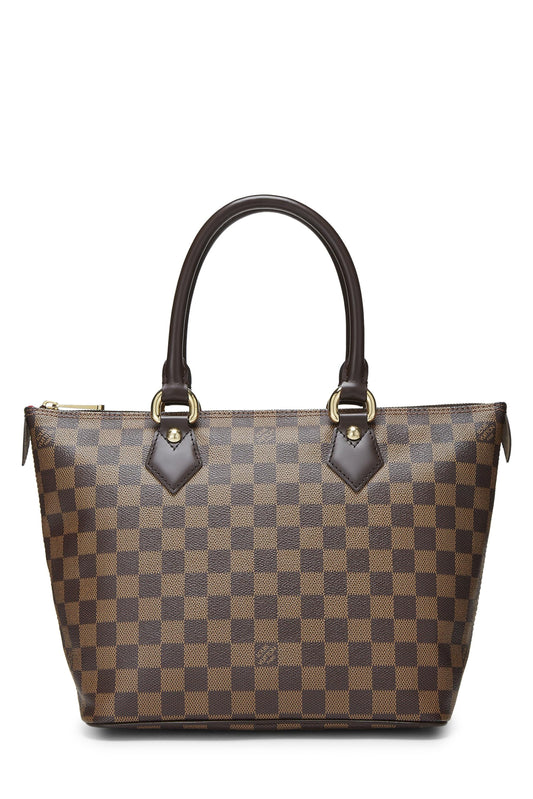 Louis Vuitton, Pre-Loved Damier Ebene Saleya PM, Brown