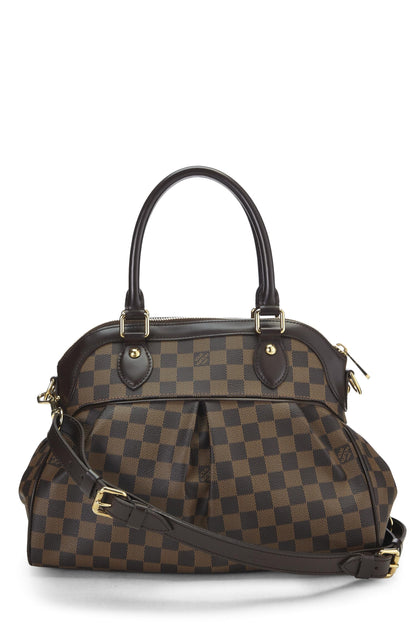 Louis Vuitton, Damier Ebene Trevi PM d'occasion, marron