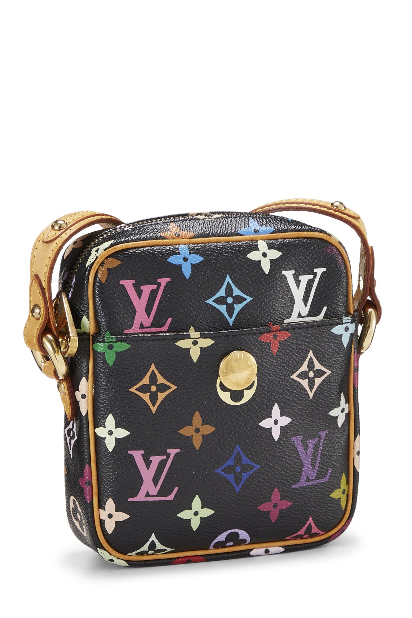 Louis Vuitton, Takashi Murakami x Louis Vuitton Black Monogram Multicolore Rift, Noir