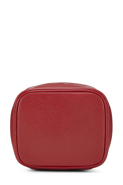 Chanel, Pre-Loved Red Caviar Timeless Vanity, Red