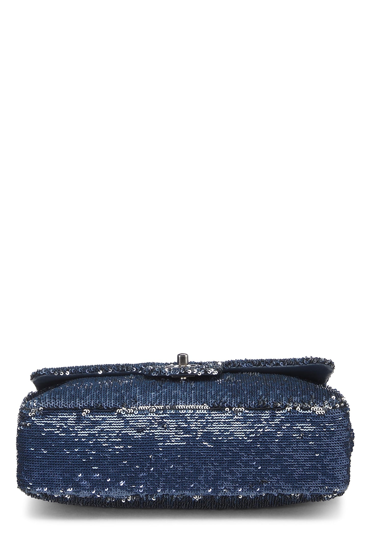 Chanel, Pre-Loved Paris-Cuba Navy Sequin Classic Flap Bag Medium, Navy