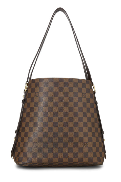 Louis Vuitton, Cabas Rivington Damier Ebène d'occasion, marron