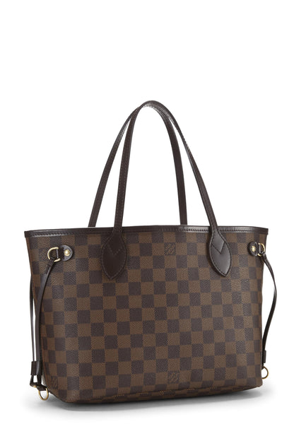 Louis Vuitton, Damier Ebene Neverfull PM d'occasion, marron