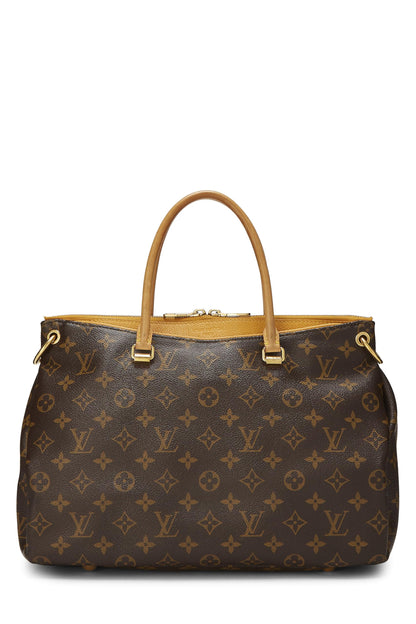 Louis Vuitton, Pallas en toile monogram jaune d'occasion, jaune