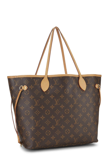 Louis Vuitton, Pre-Loved Red Monogram Canvas Neo Neverfull MM, Red