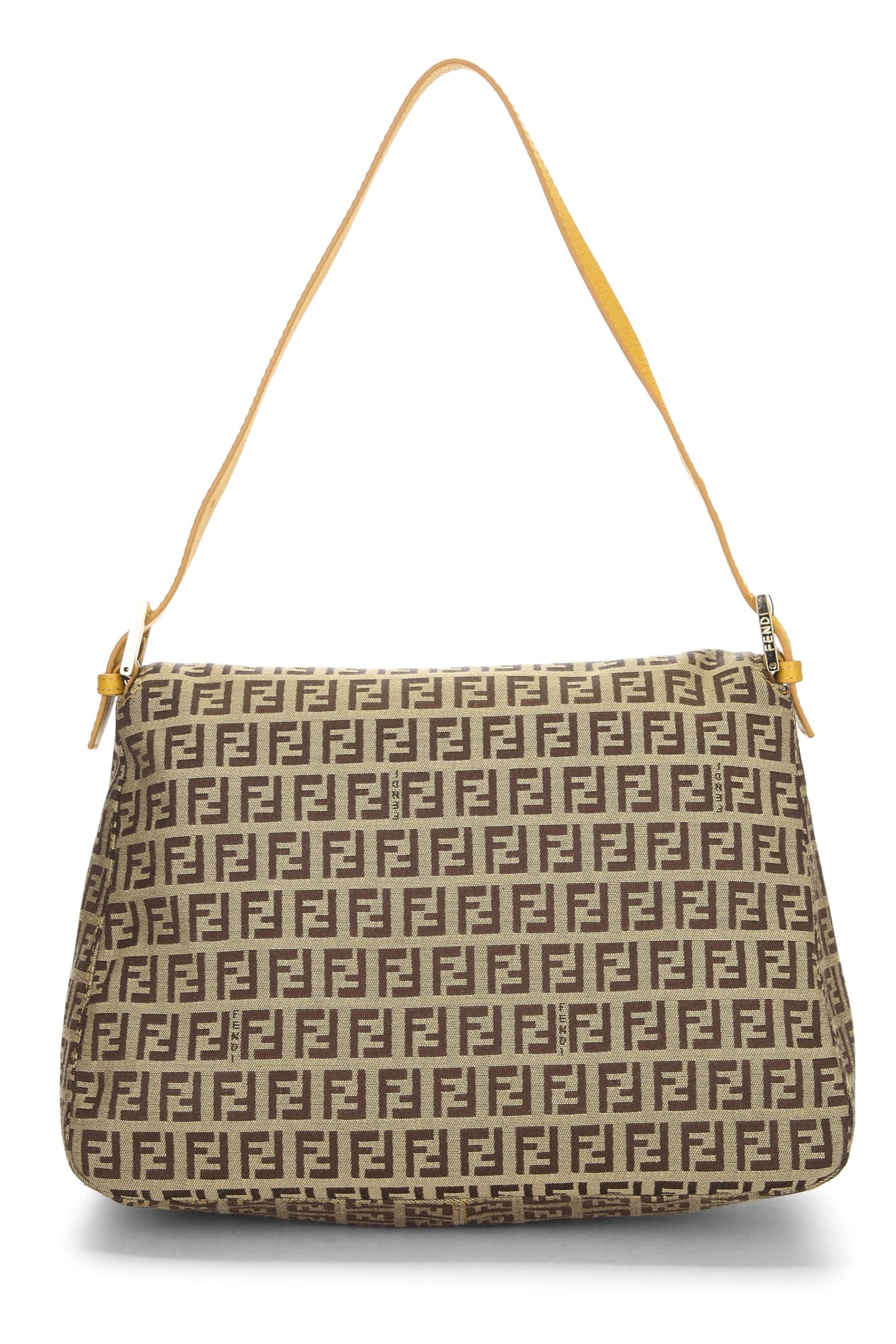 Fendi, Pre-Loved Yellow Zucchino Canvas Mama, Amarillo