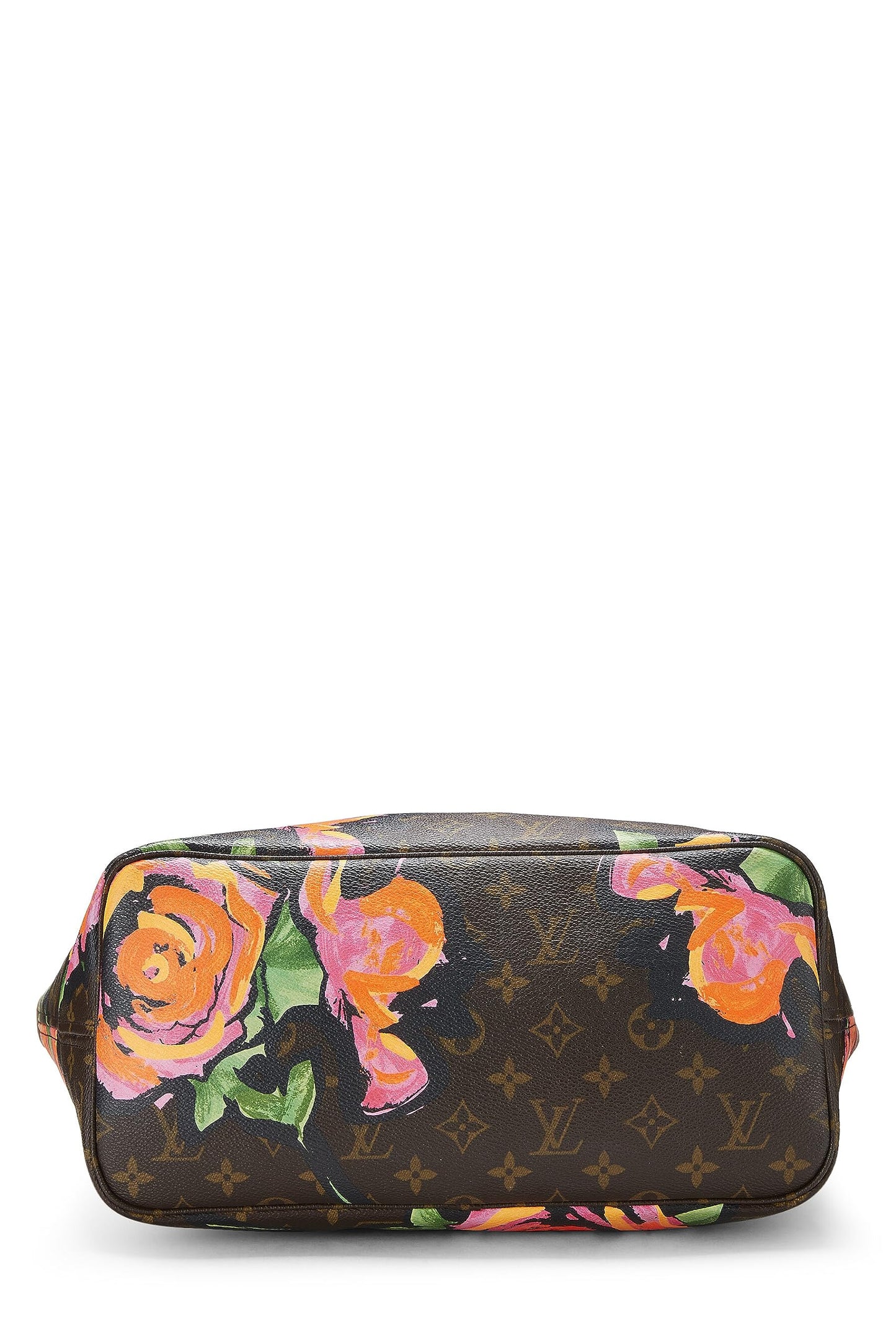 Louis Vuitton, Pre-Loved Stephen Sprouse x Louis Vuitton Monogram Canvas Roses Neverfull MM, Brown