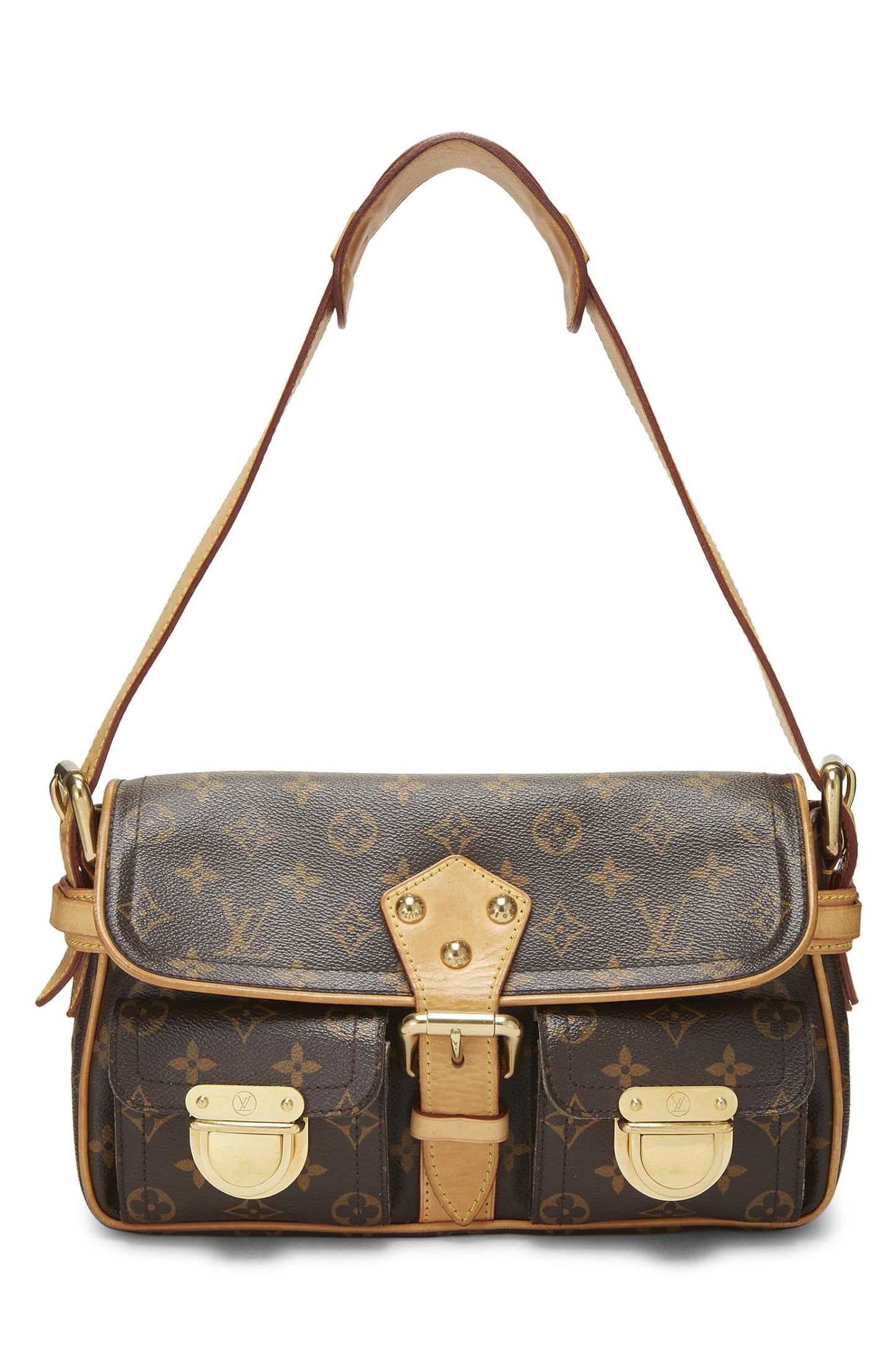 Louis Vuitton, Pre-Loved Monogram Canvas Hudson PM, Brown