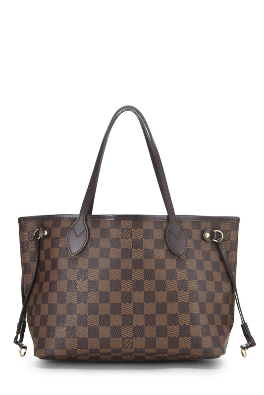 Louis Vuitton, Pre-Loved Damier Ebene Neverfull PM, Brown