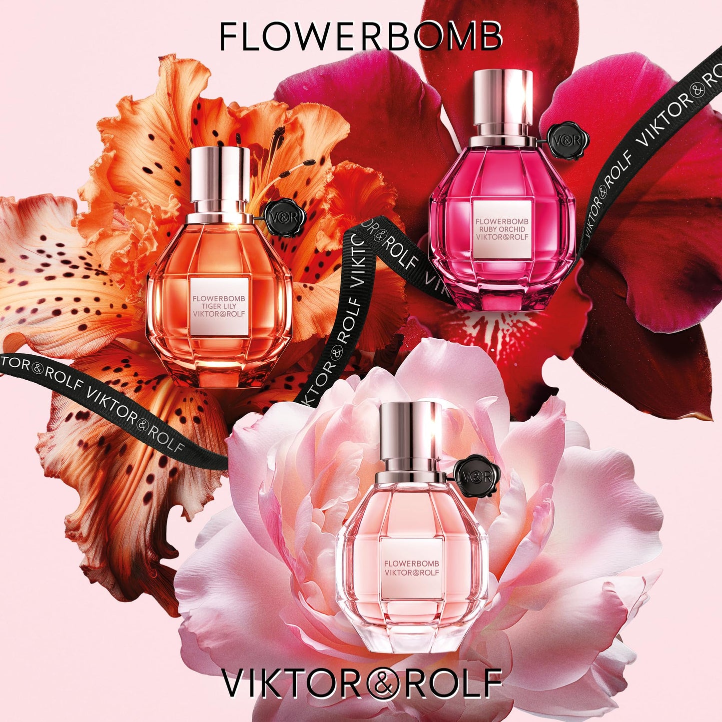 Viktor&amp;Rolf - Flowerbomb Eau de Parfum - Parfum Femme - Floral &amp; Boisé - Avec des Notes de Rose, Pivoine &amp; Patchouli - 10 ml - Format Voyage