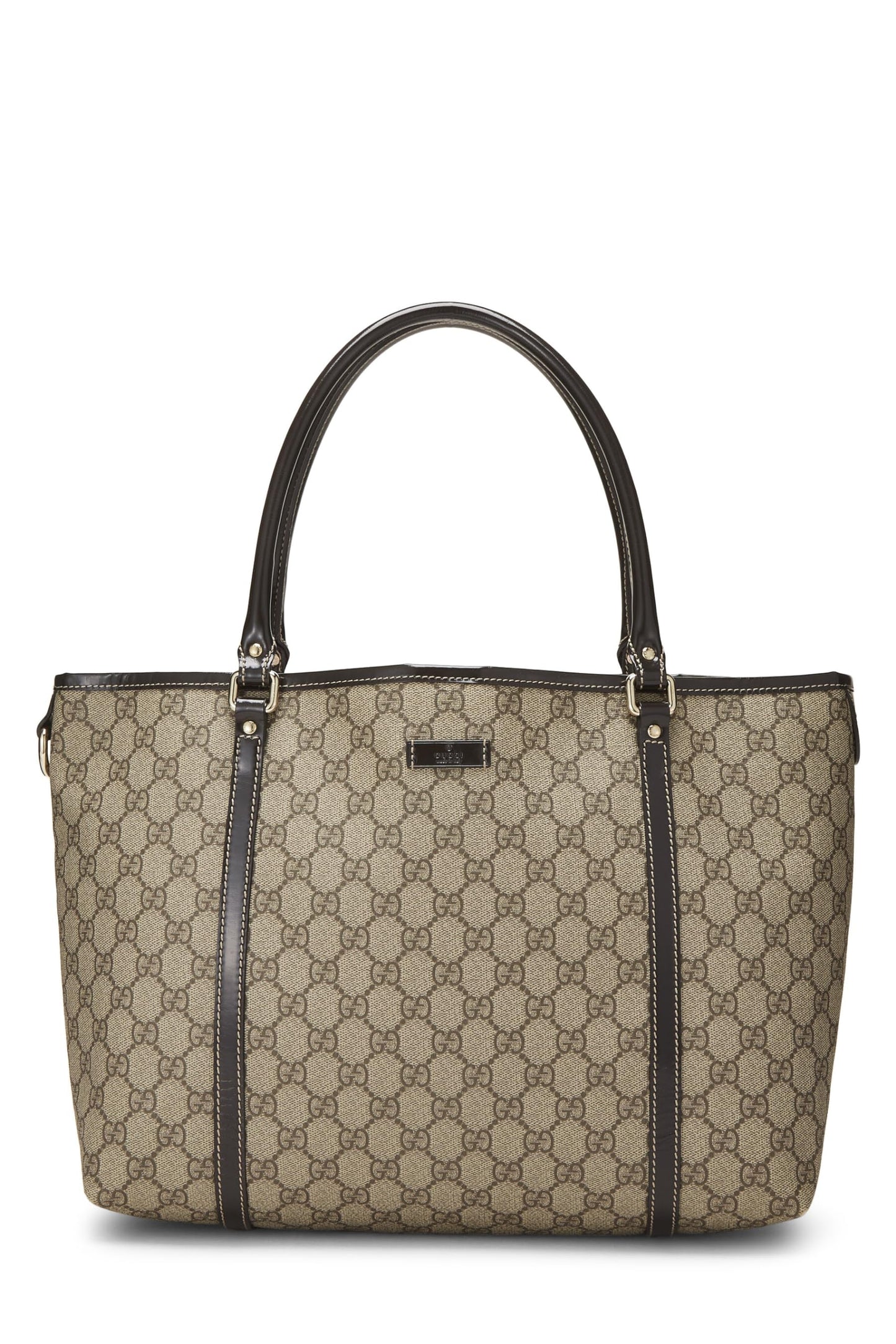 Gucci, sac fourre-tout Joy en toile suprême GG marron d'occasion, marron