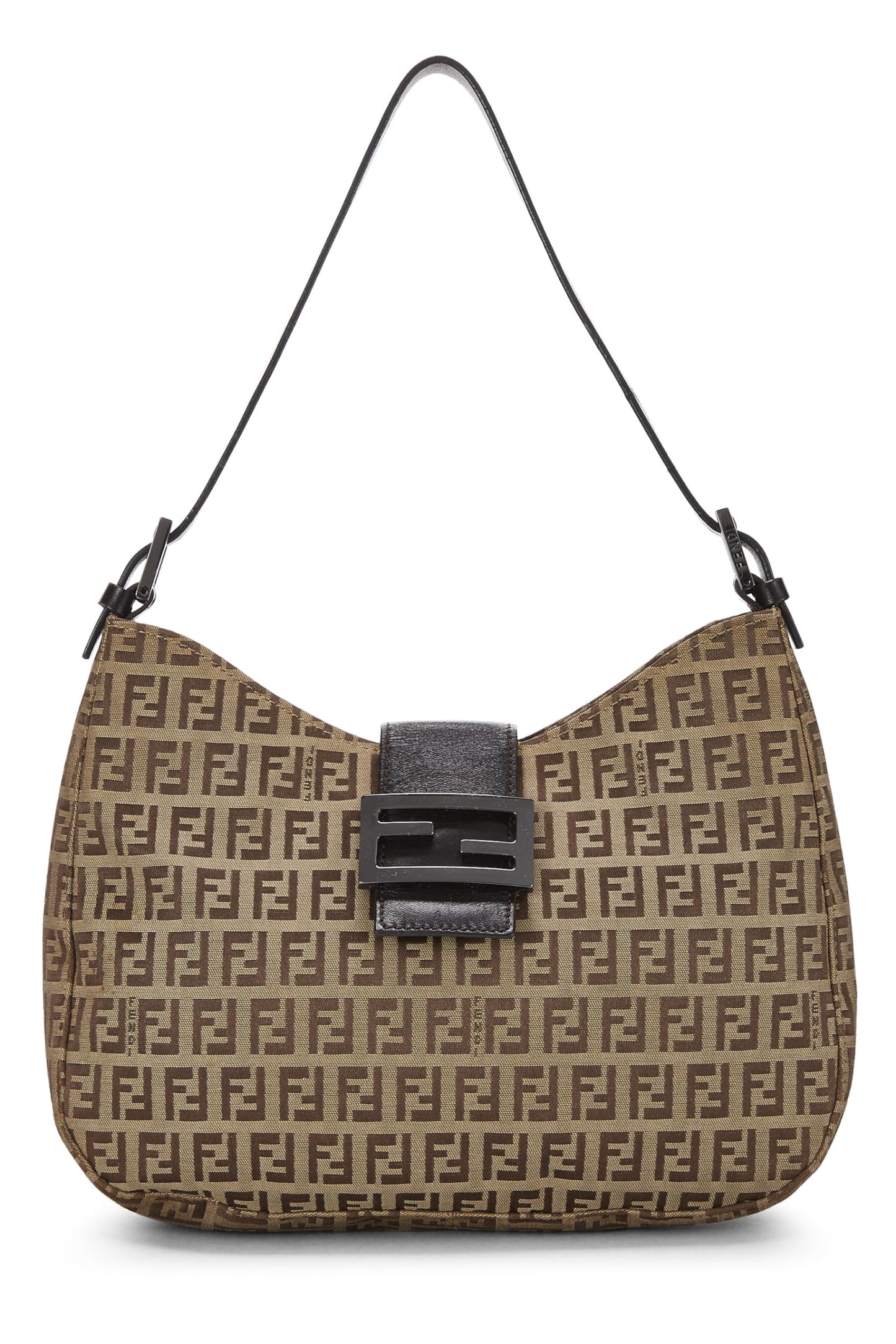 Fendi, Pre-Loved Brown Zucchino Shoulder Bag, Brown