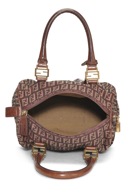 Fendi, Bolso Boston Mini Calabacín Marrón Pre-Loved, Marrón