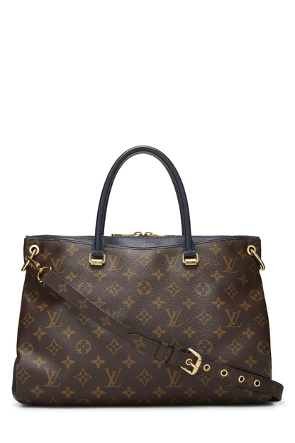 Louis Vuitton, Pallas NM en toile monogram bleu marine d'occasion, bleu marine