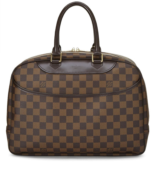 Louis Vuitton, commande spéciale Deauville Damier Ebène d'occasion, marron