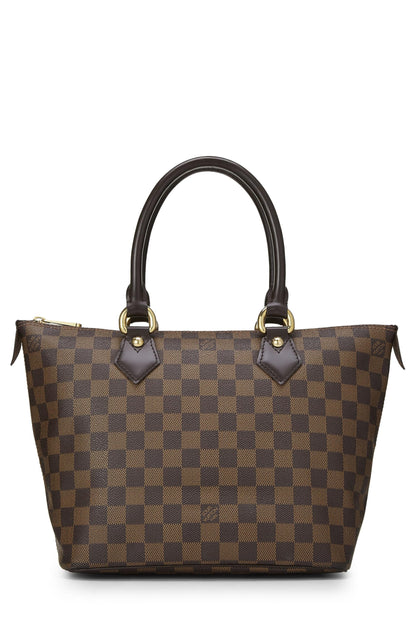 Louis Vuitton, Saleya PM Damier Ebène d'occasion, marron