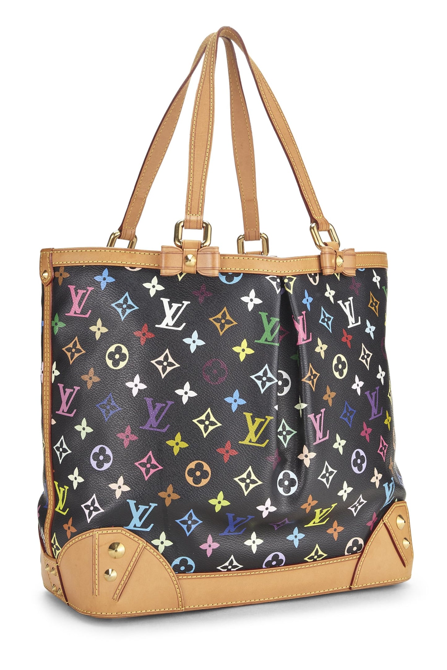 Louis Vuitton, Pre-Loved Takashi Murakami x Louis Vuitton Black Monogram Multicolore Sharleen MM, Black