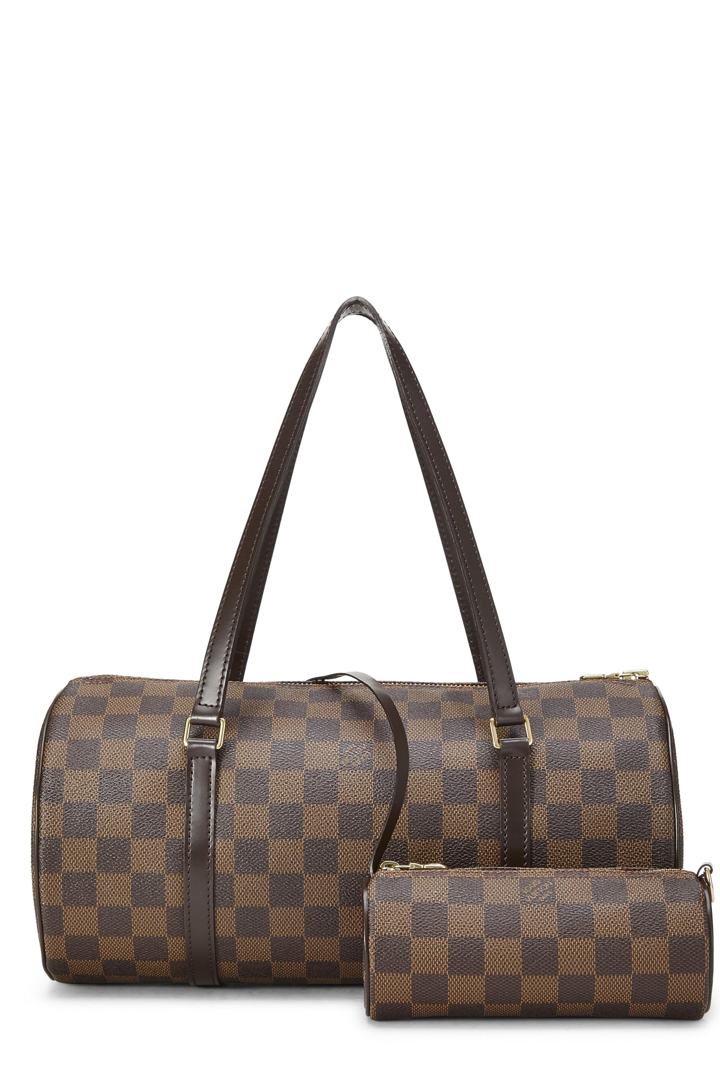 Louis Vuitton, Juego pre-amado Damier Ebene Papillon 30 y mini, marrón