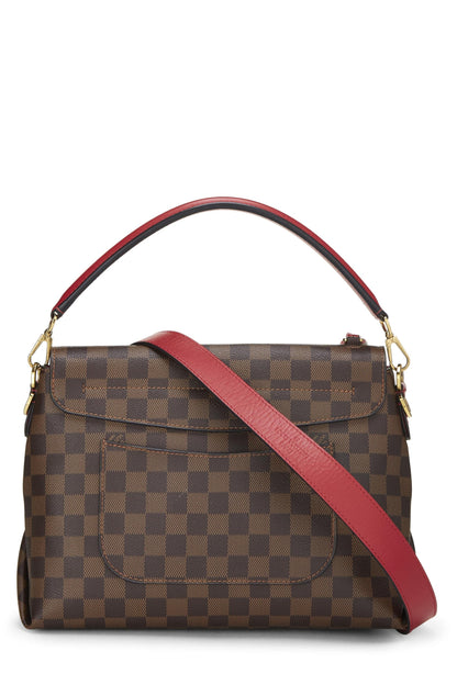 Louis Vuitton, sac messager Beaubourg MM en toile Monogram d'occasion, rouge