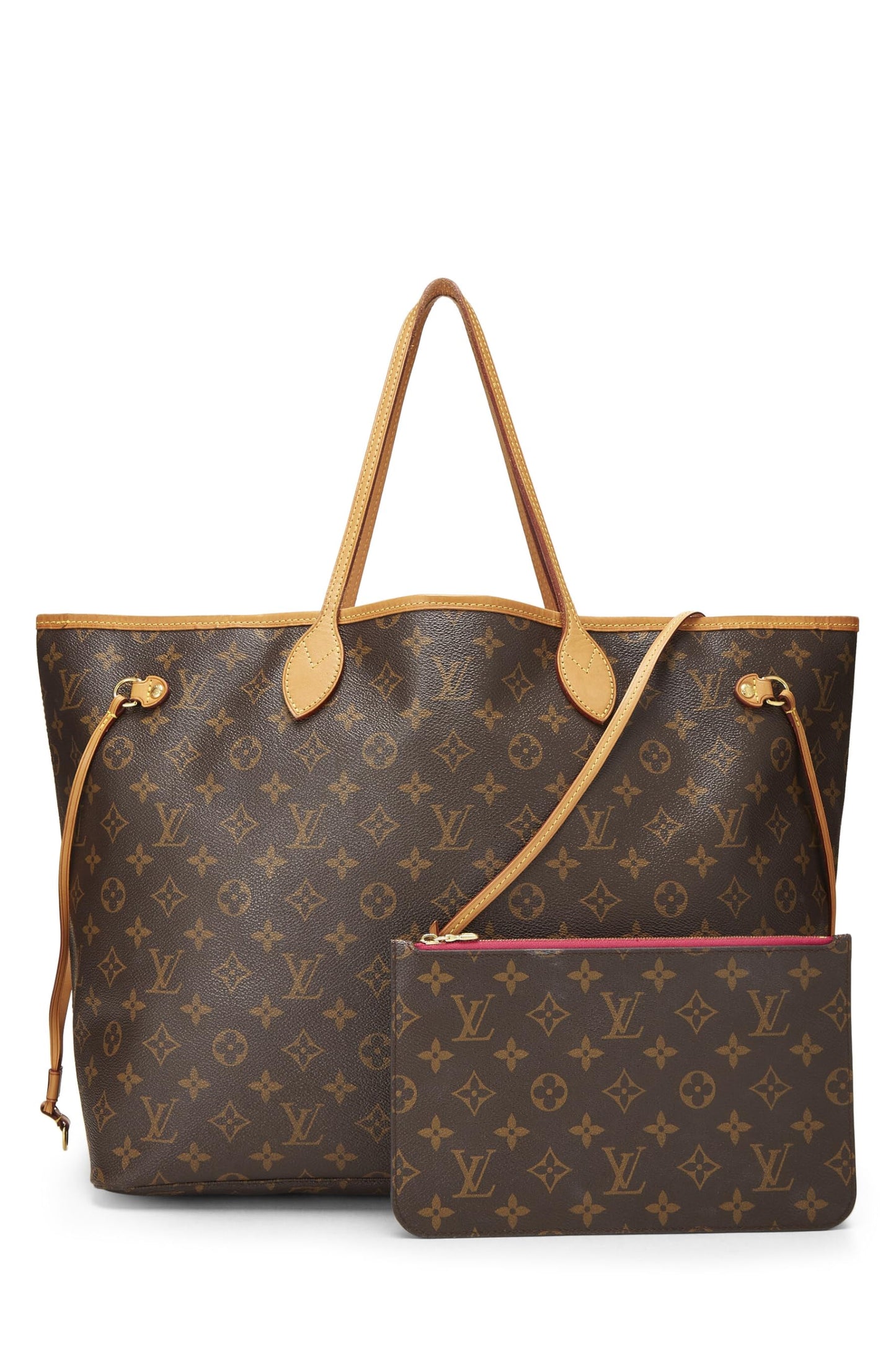 Louis Vuitton, Neo Neverfull GM en toile Monogram rose d'occasion, rose