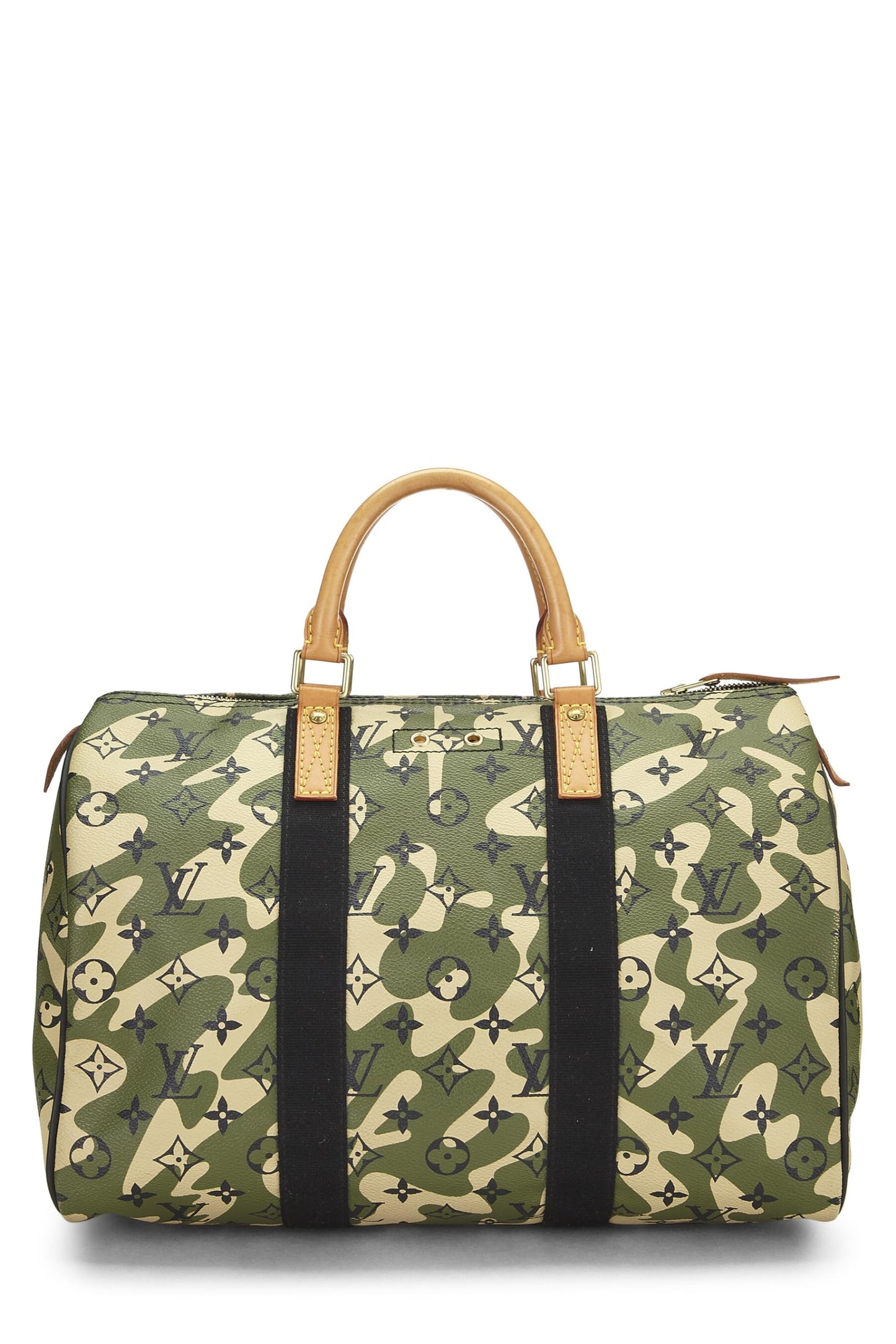 Louis Vuitton, Pre-Loved Takashi Murakami x Louis Vuitton Monogramouflage Speedy 35, Green