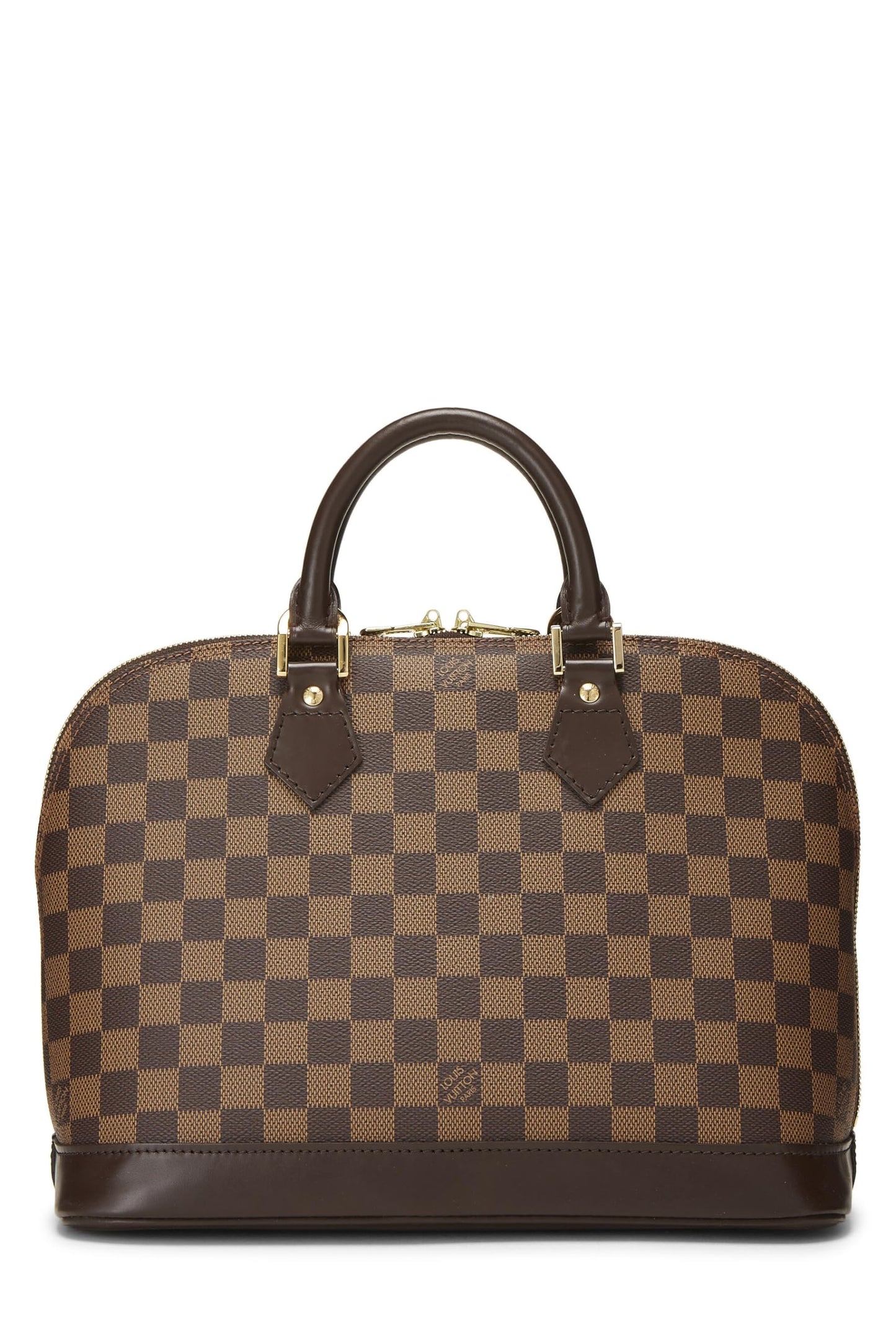 Louis Vuitton, Pre-Loved Damier Ebene Alma PM, Brown