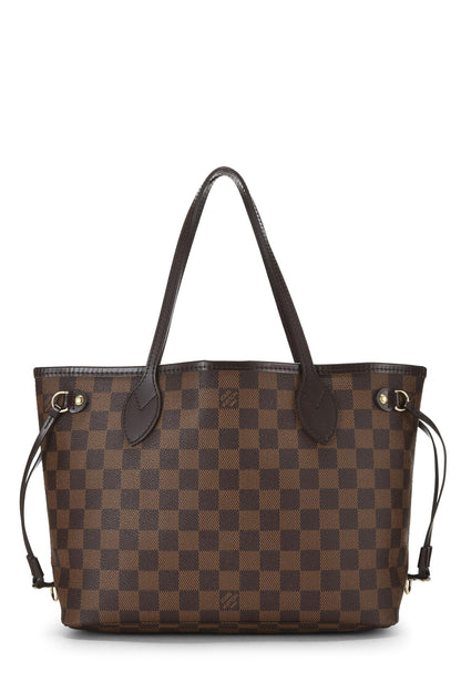 Louis Vuitton, Damier Ebene Neverfull PM d'occasion, marron