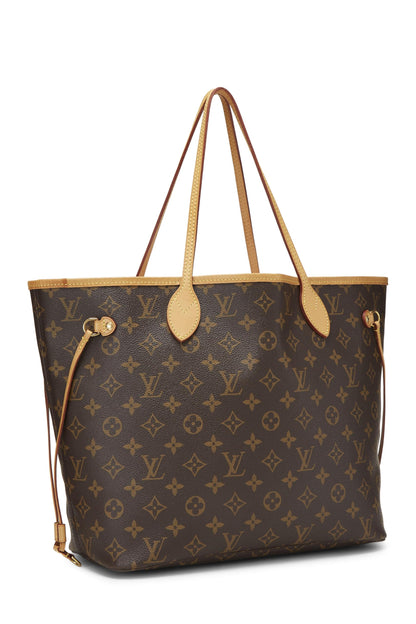 Louis Vuitton, Neo Neverfull MM en toile monogram rose d'occasion, rose