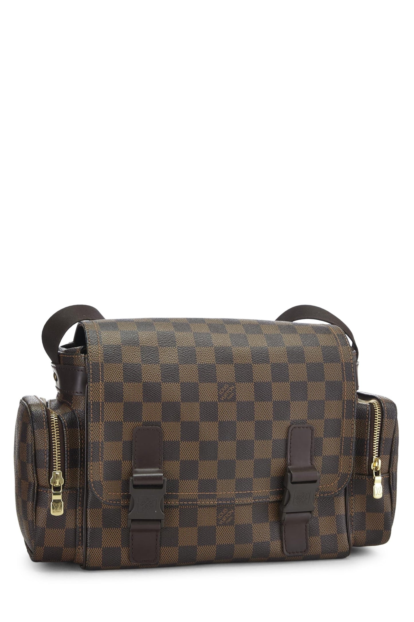 Louis Vuitton, sac messager Melville Damier Ebène d'occasion, marron