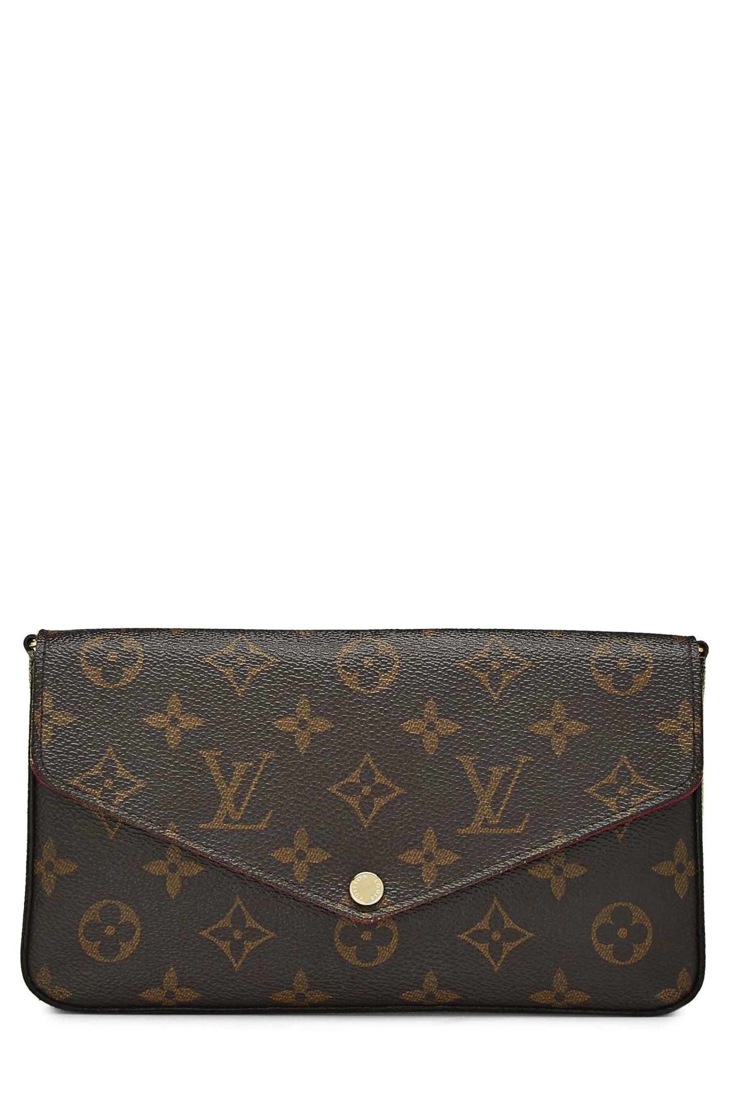 Louis Vuitton, Felicie en toile Monogram d'occasion, marron