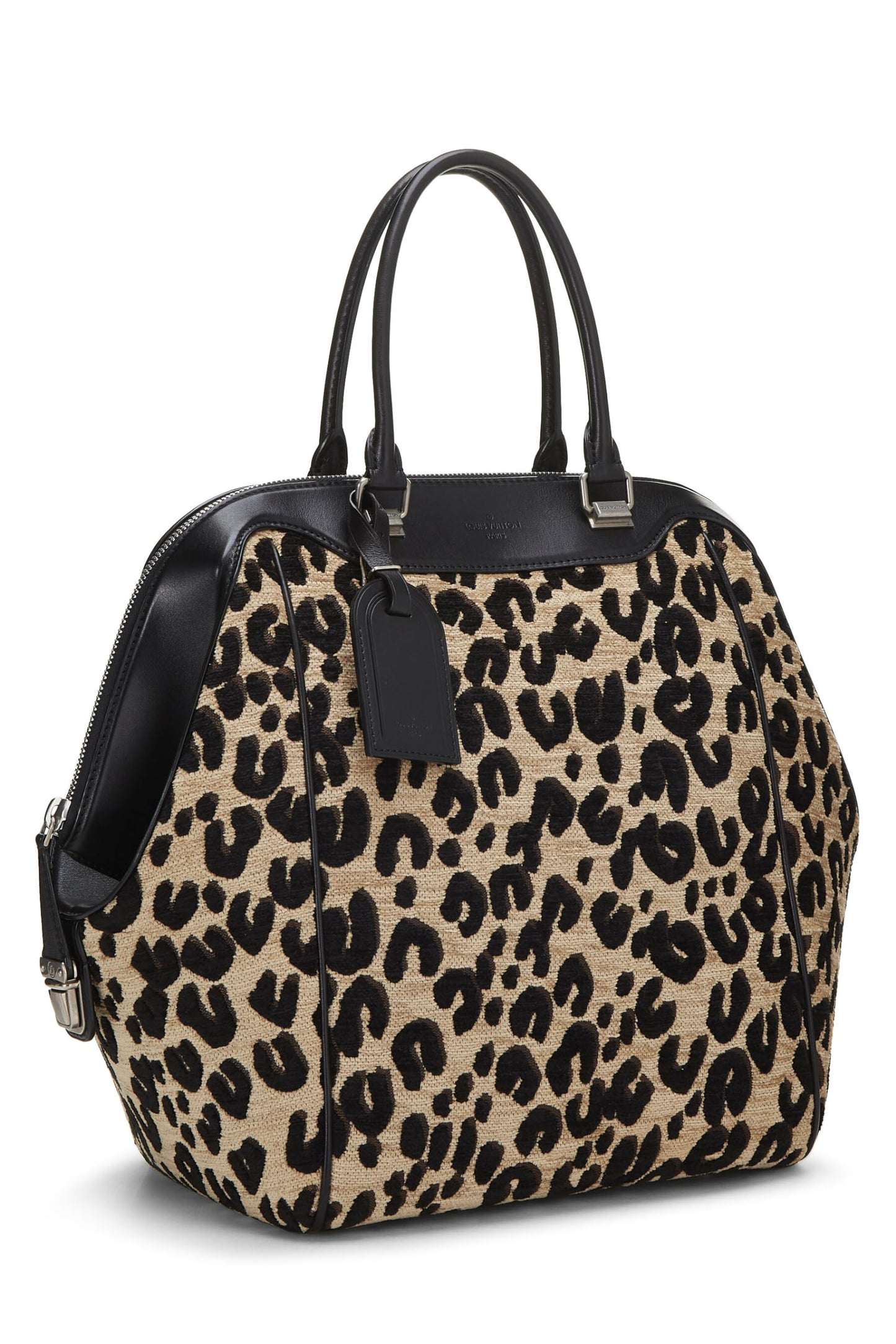 Louis Vuitton, Stephen Sprouse x Louis Vuitton Leopard Nord Sud, Noir, d'occasion