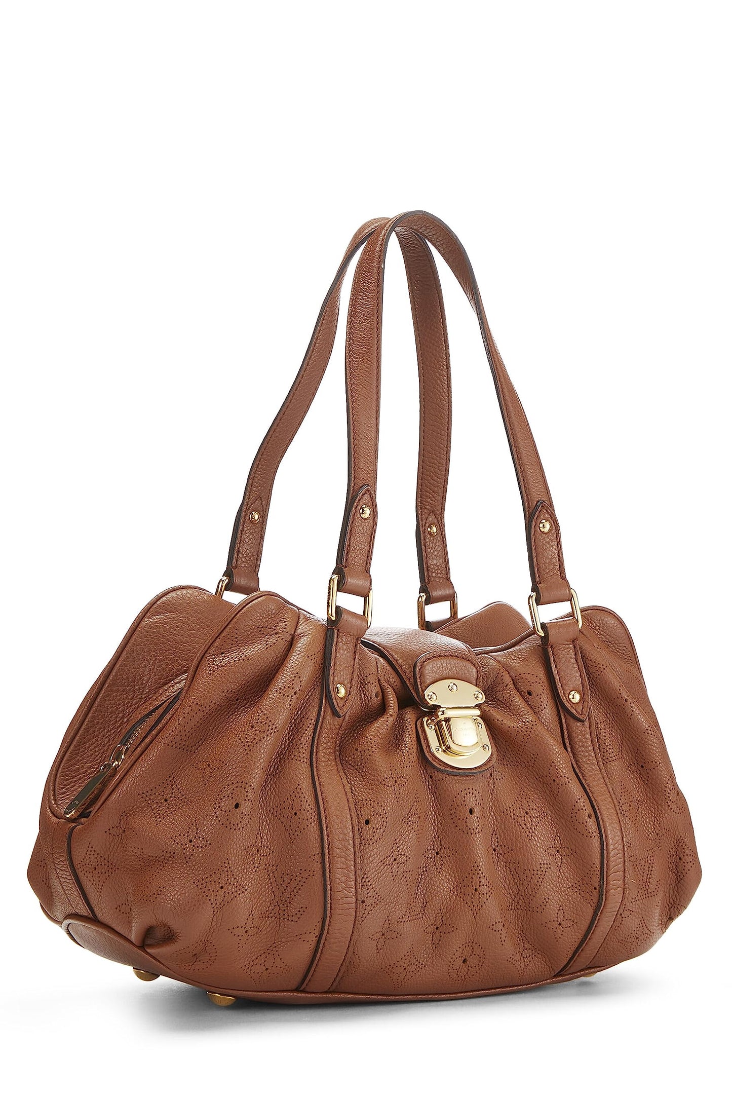 Louis Vuitton, Mahina Lunar PM marron d'occasion, monogramme marron