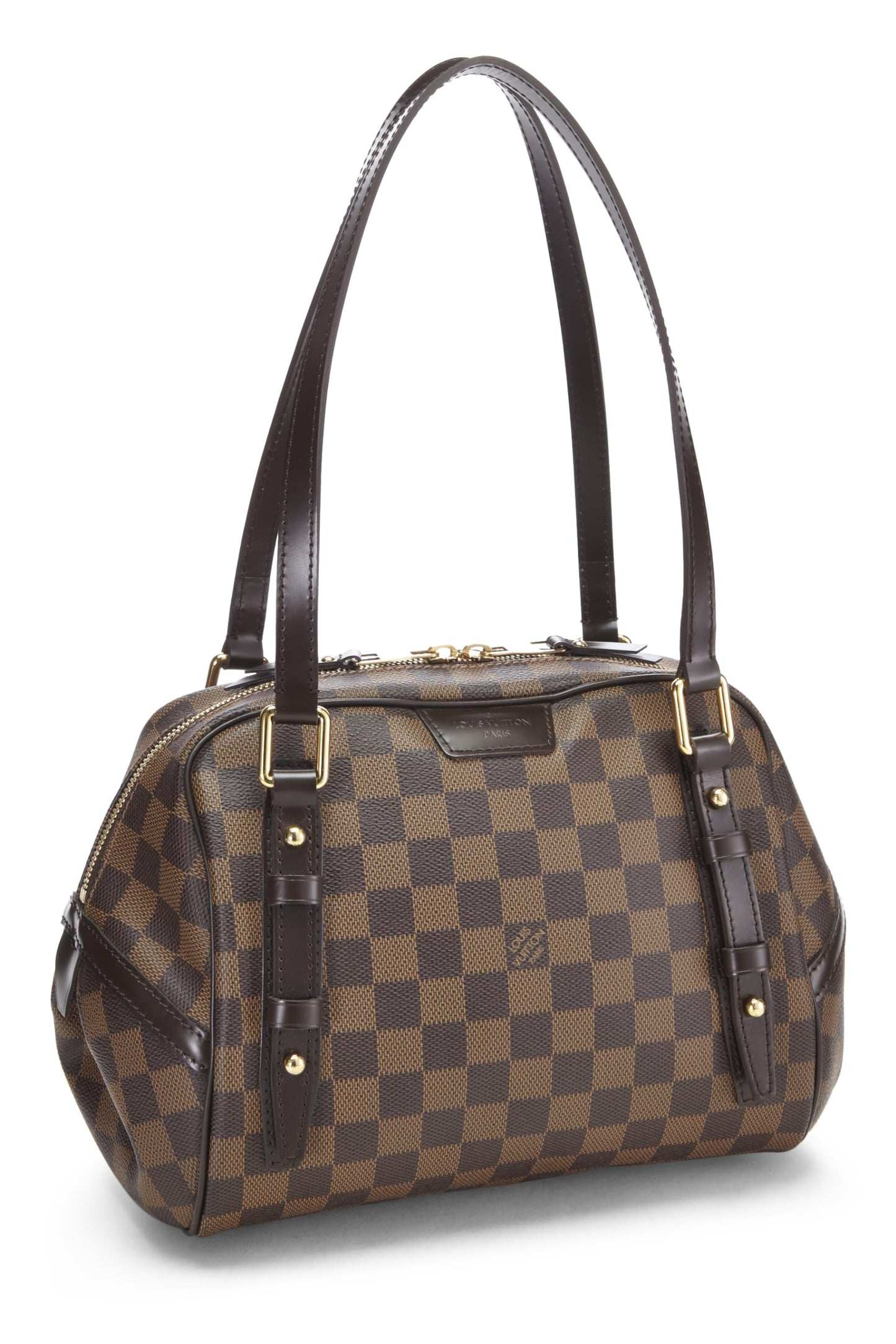 Louis Vuitton, Damier Ebene Rivington PM d'occasion, marron